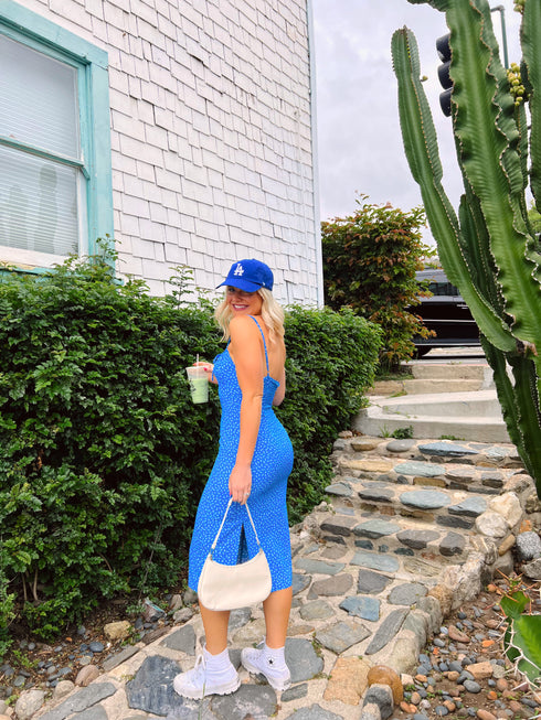 Summer Skies Floral Dress